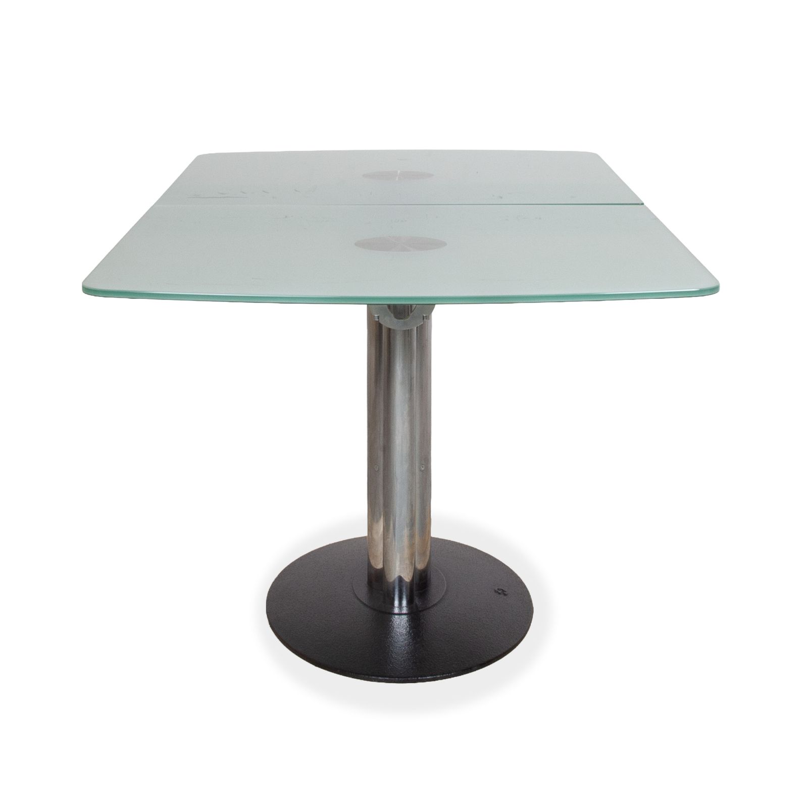 Mobilier Table à manger extensible Draenert Titan III en verre, pour salle à manger photo
