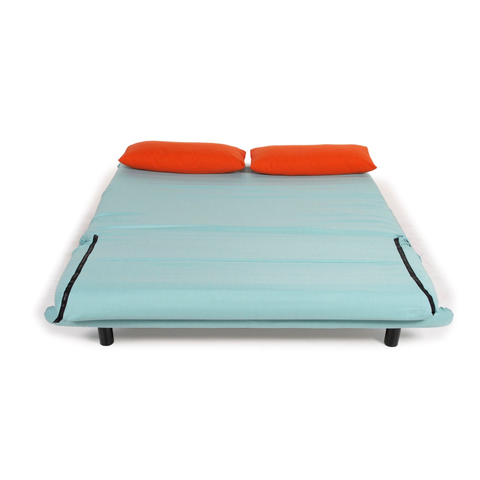 Ligne Roset Multy Stof Bank Blauw Driezitter Slaapfunctie Nieuwe Bekleding photo for sale