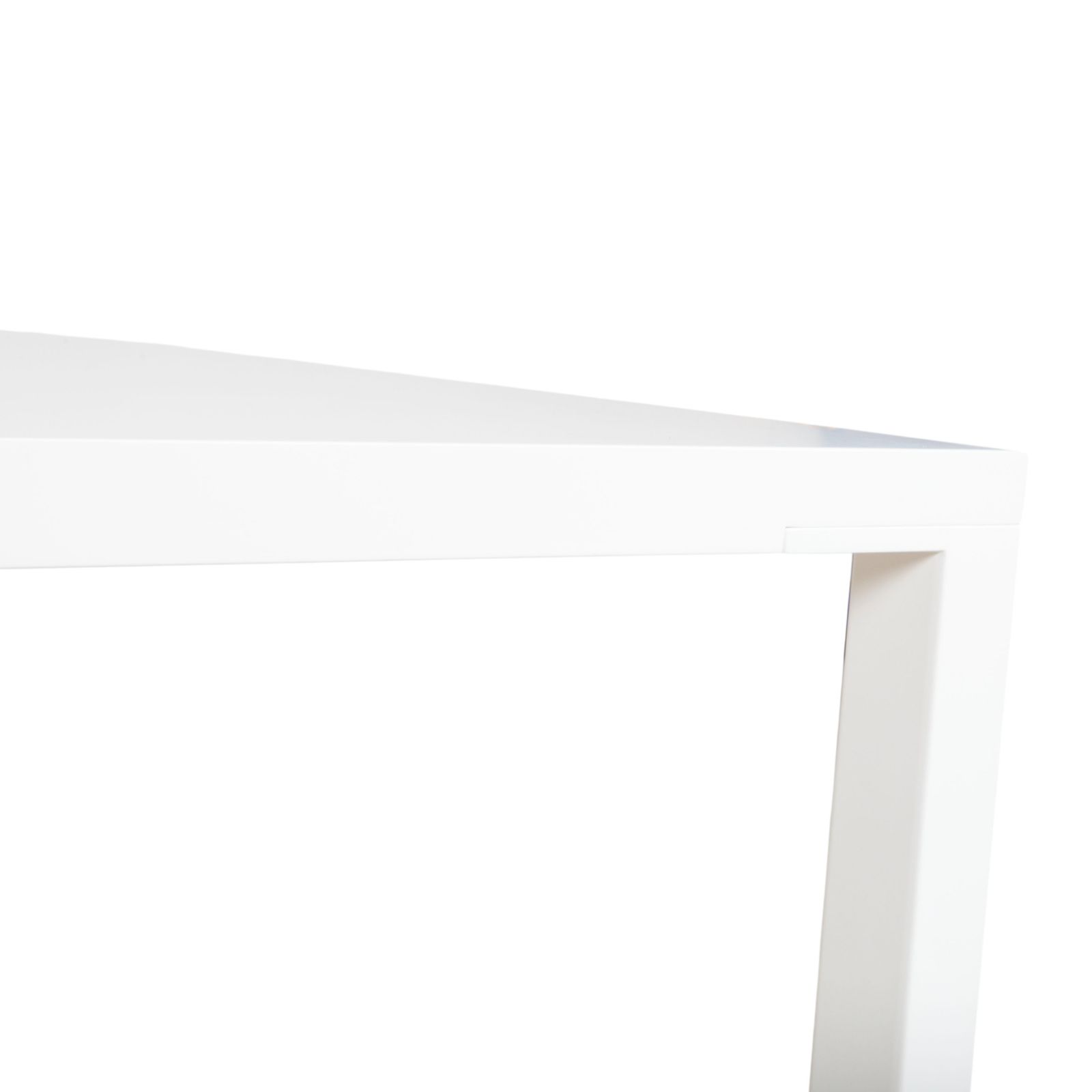 Table à manger Asco Ferro Line en bois, blanche, 200 x 90 cm photo for sale