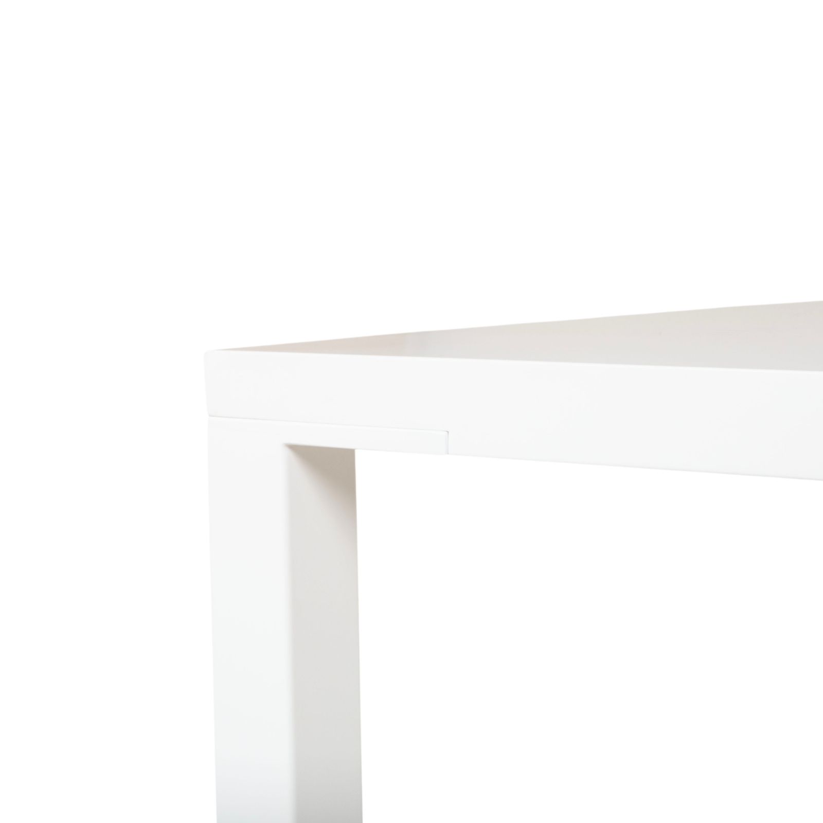 Table à manger Asco Ferro Line en bois, blanche, 200 x 90 cm photo 1899.0