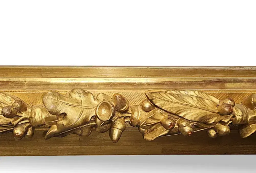 A Gorgeous 19th Century Giltwood Hall Or Overmantel Mirror With Acorn And Oak Leaf Detailing photo Home Decor