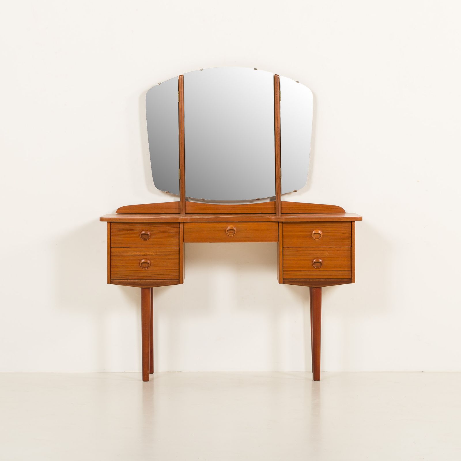 Scandinavian Mid Century Dressing Table In Teak, Norway, 1970s photo furniture
