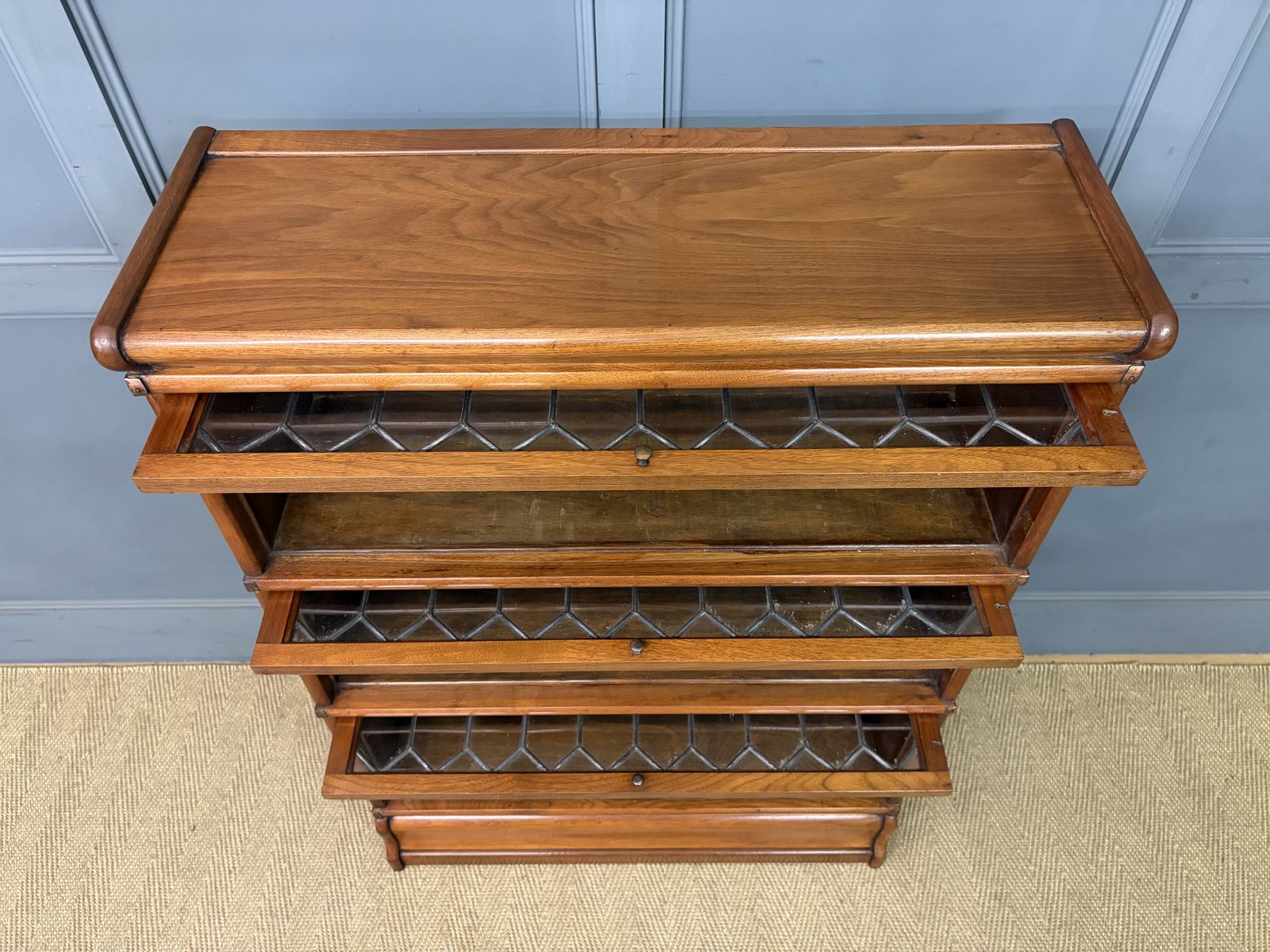 photo for sale Walnut Globe Wernicke Stacking Bookcase