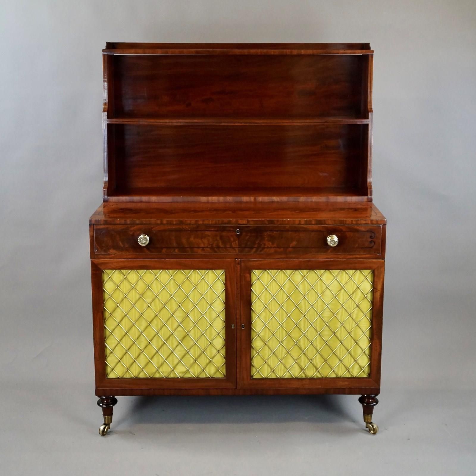 Fraaie Regency Mahonie Waterval Boekenkast photo furniture