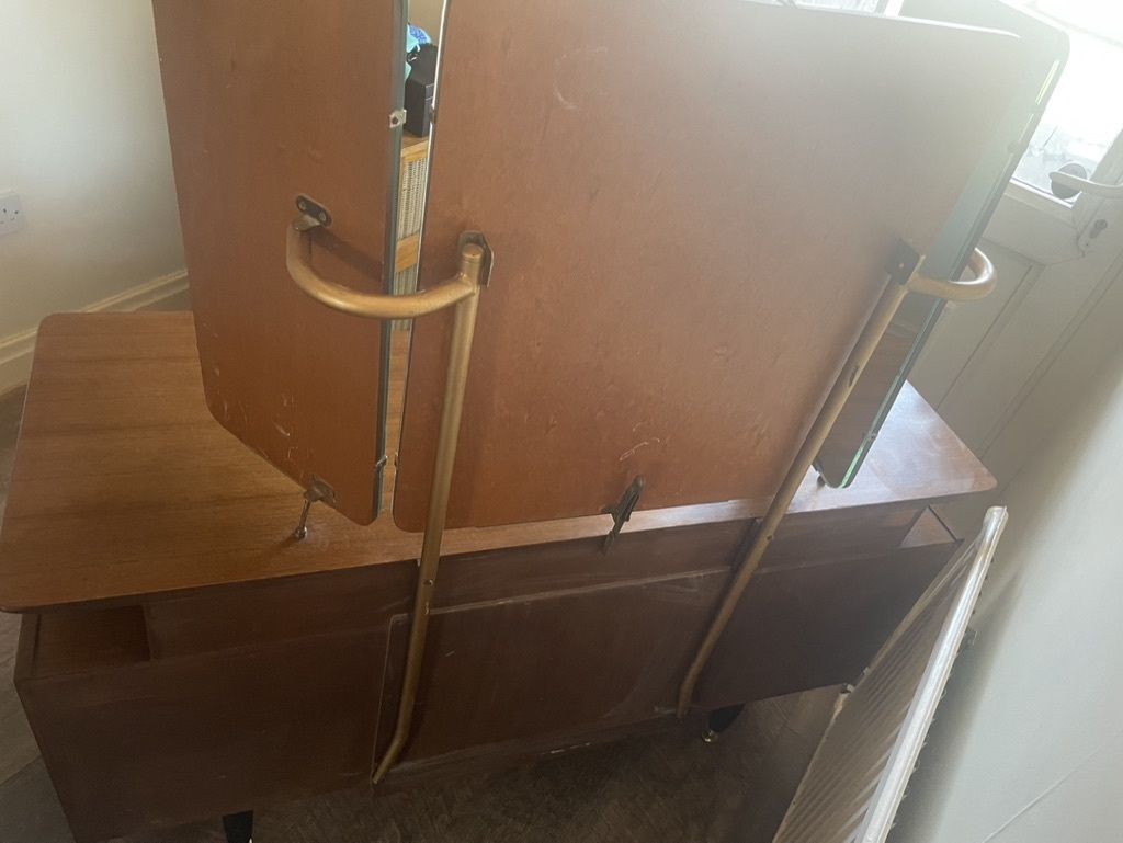 photo for sale G Plan Teak Dressing Table   Mid Century Modern Vanity