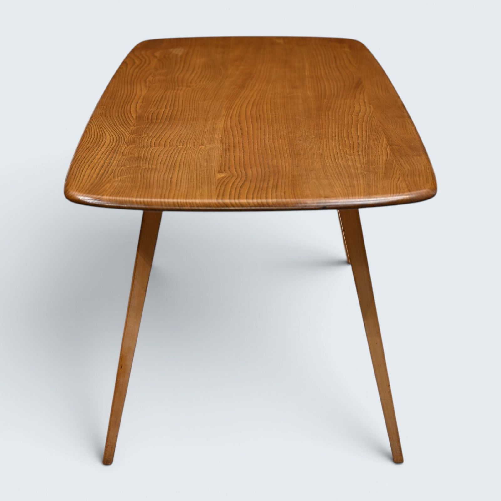 Ercol Plank Dining Table Seats 6 Vintage 5ft Long Light Finish Free Uk Delivery* photo for sale