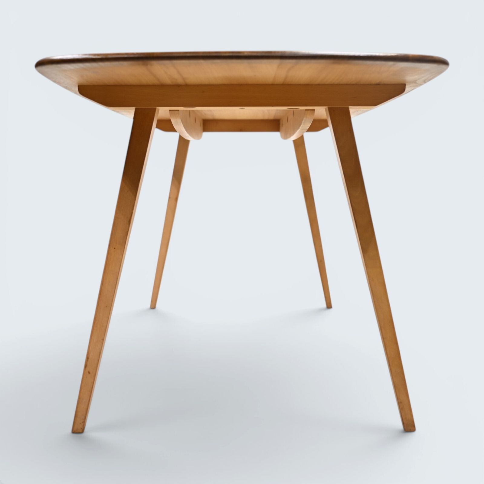 547.0 Ercol Plank Dining Table Seats 6 Vintage 5ft Long Light Finish Free Uk Delivery* photo
