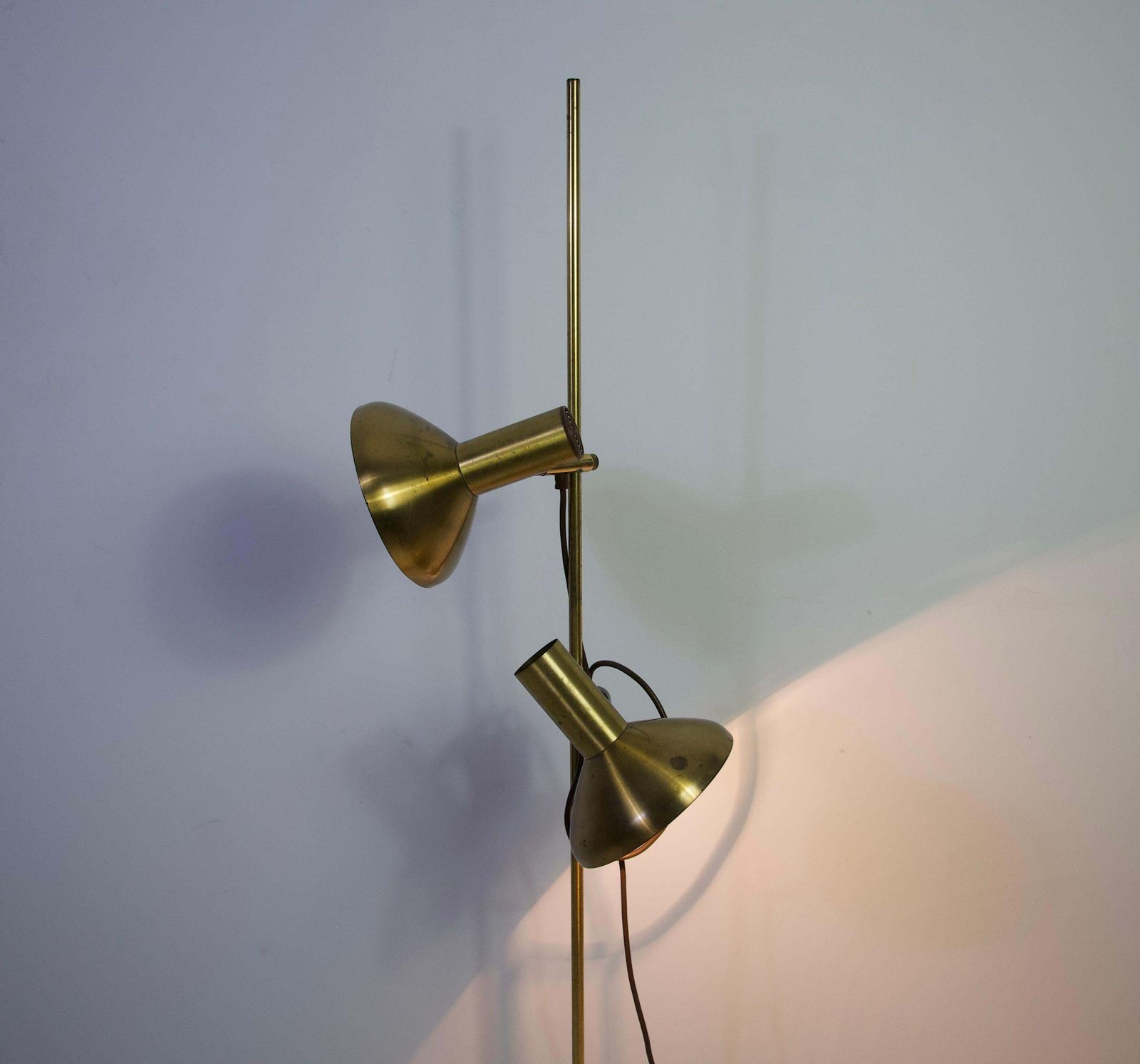 photo buy Brass Adjustable Floor Lamp, Germany, 1970s
