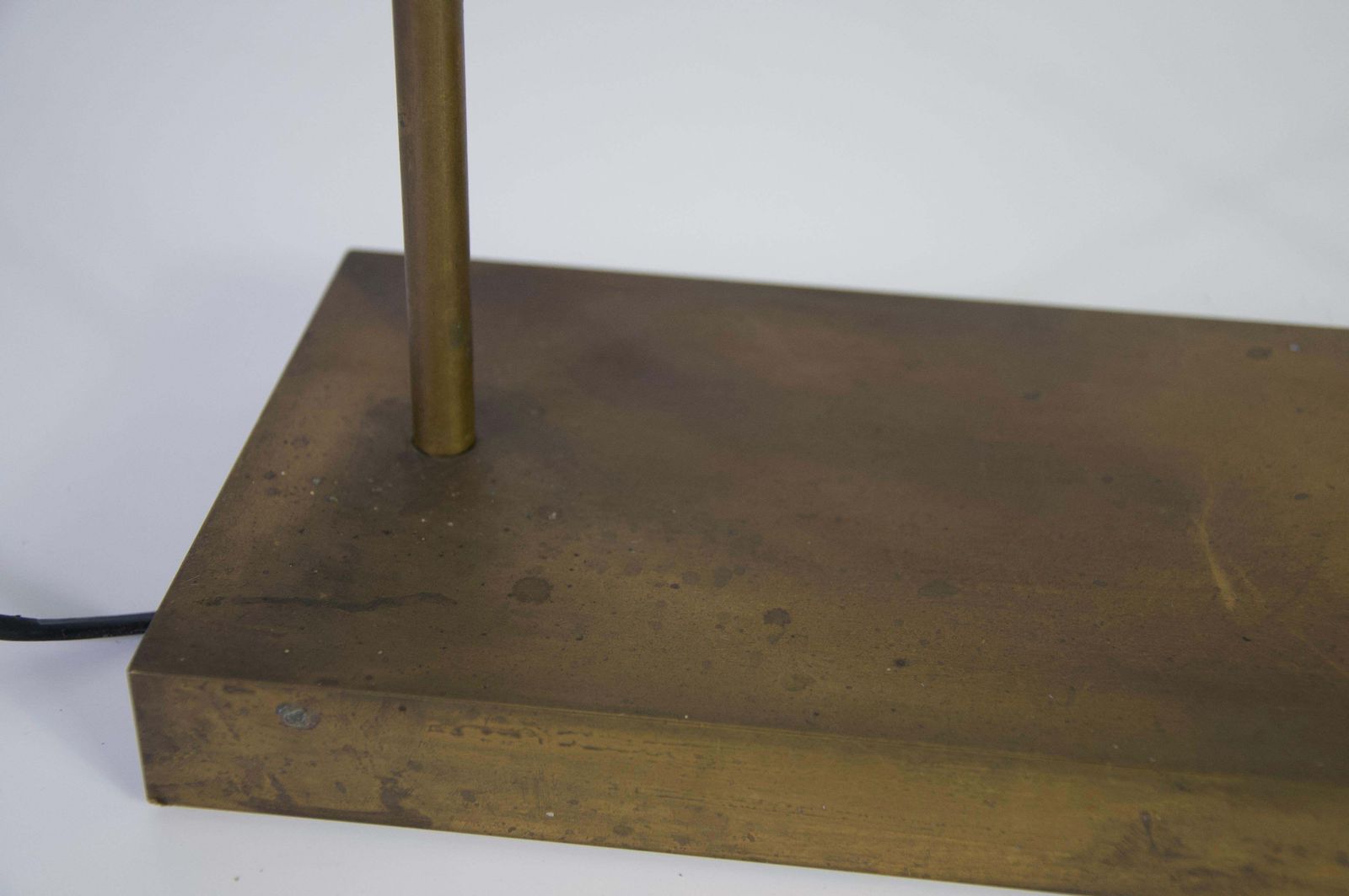 Zeer zwaar mid-century modern messing tafellamp, jaren 1960, Duitsland photo buy