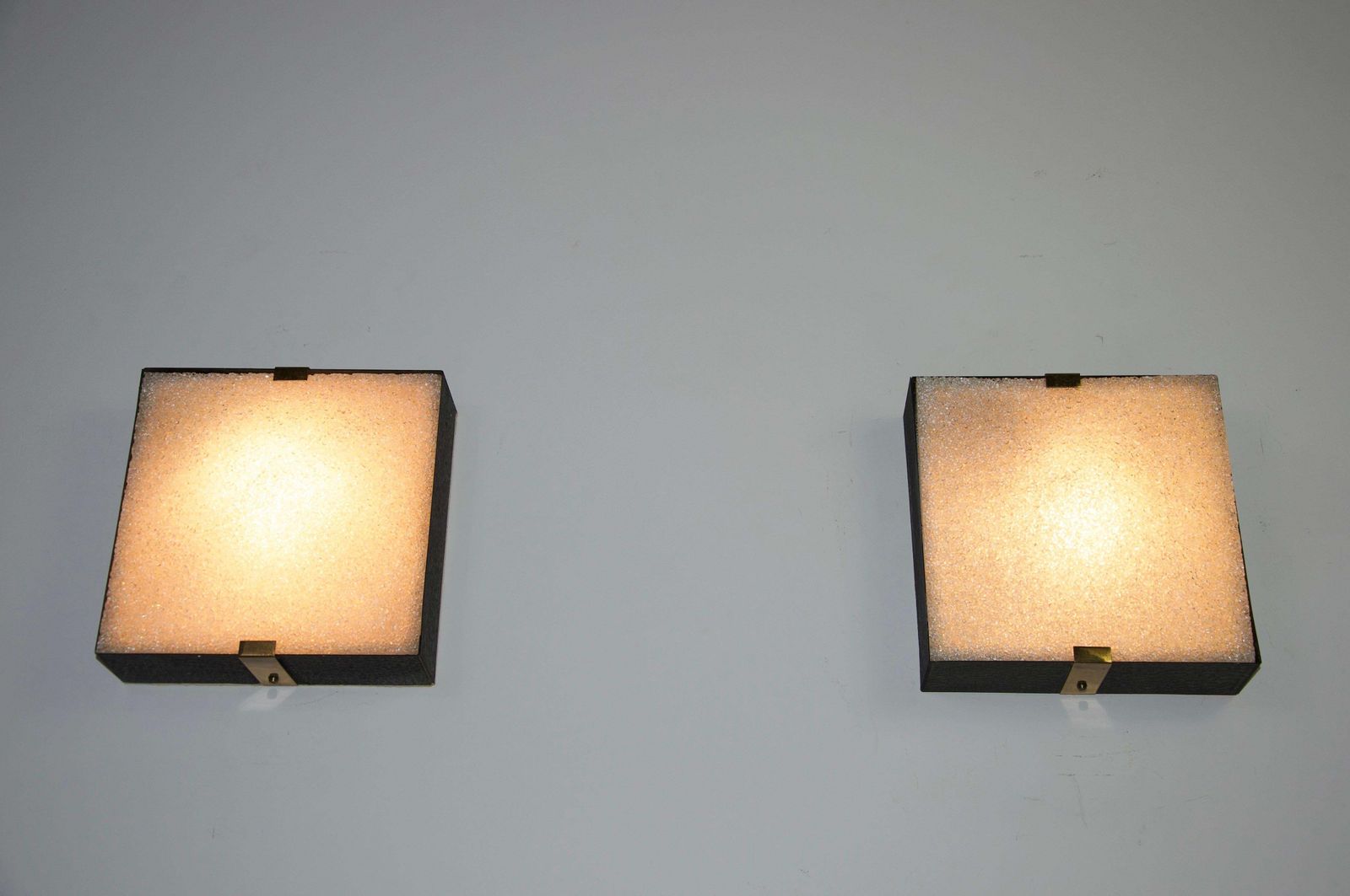 photo for sale Square Mid Century Flush Mounts, 1960s, Italy