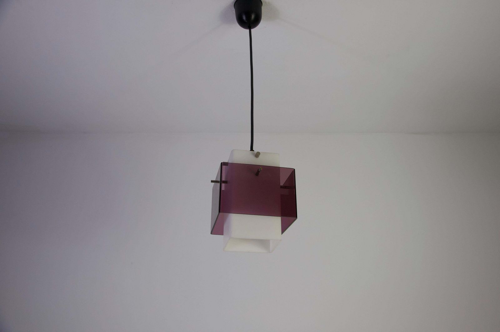 1 Of 2 Acrylic Glass Pendant Lamp, Germany, 1970s photo furniture