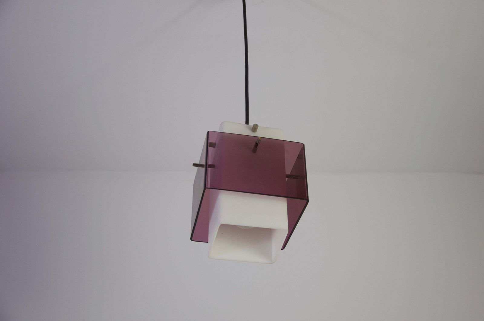 1 van 2 Hanglamp van acrylglas, Duitsland, jaren 1970 photo 456.0