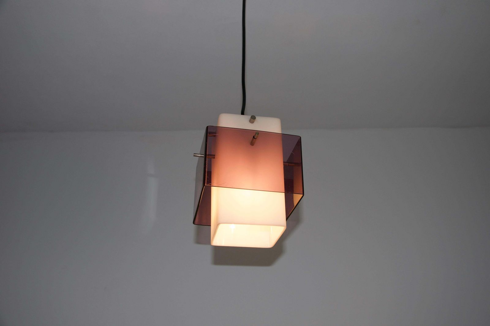 photo for sale 1 van 2 Hanglamp van acrylglas, Duitsland, jaren 1970