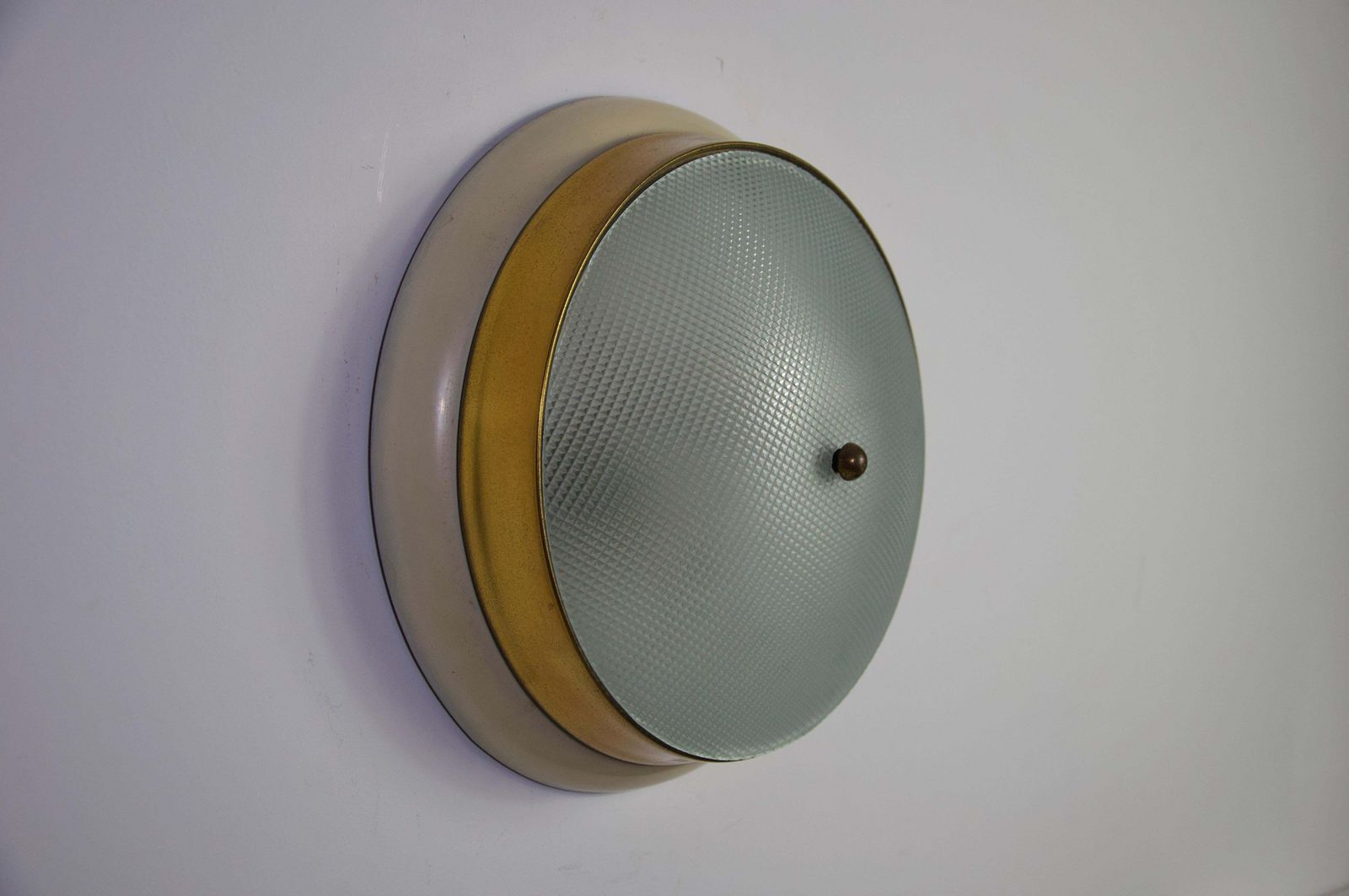 photo buy Ronde Mid-Century Plafondlamp van Stilnovo, jaren 1960, Italië