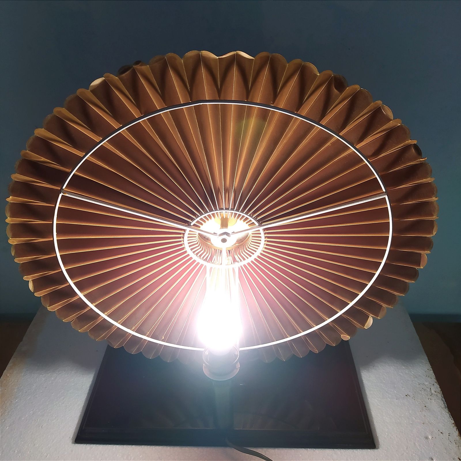 1970's Lanciotto Galeotti Geese In Flight Table Lamp. photo for sale