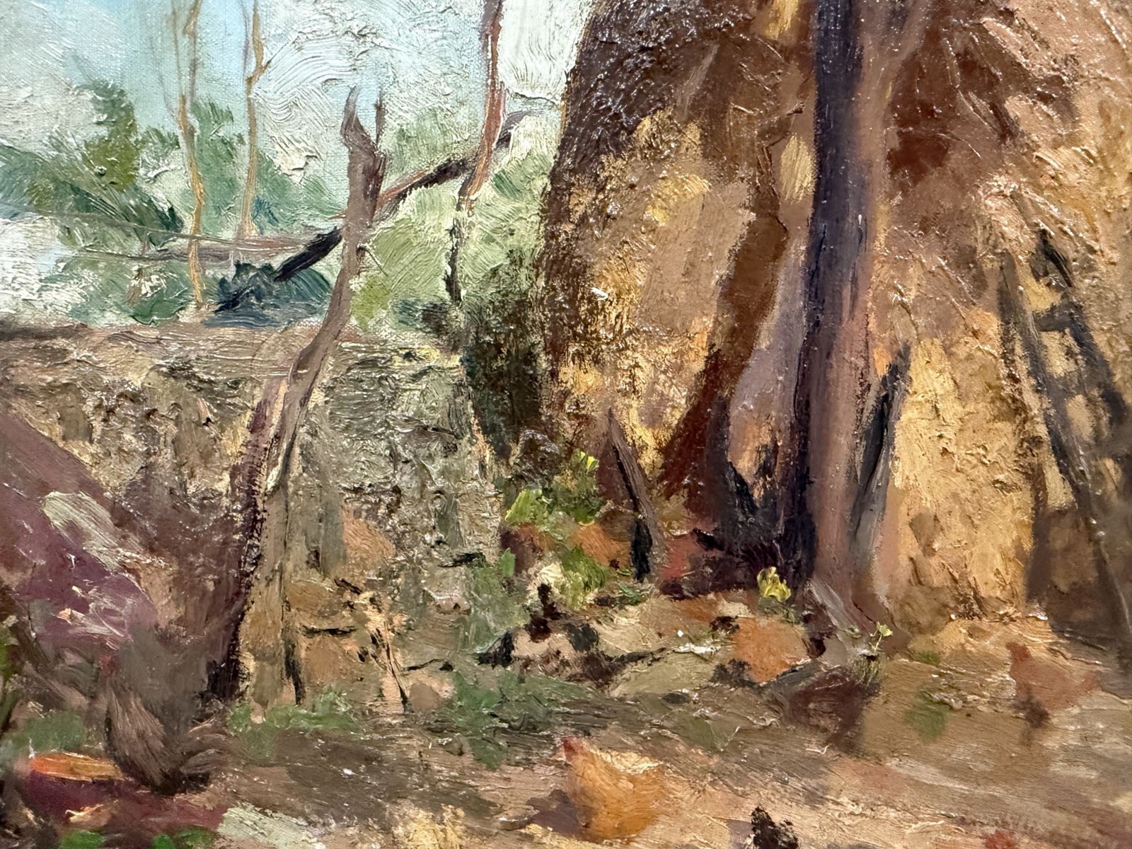 Joaquin Asensio Marine Mediterranean Catalan Farmhouse Landscape Impressionist Oil Painting Spain Art 1930s photo Art