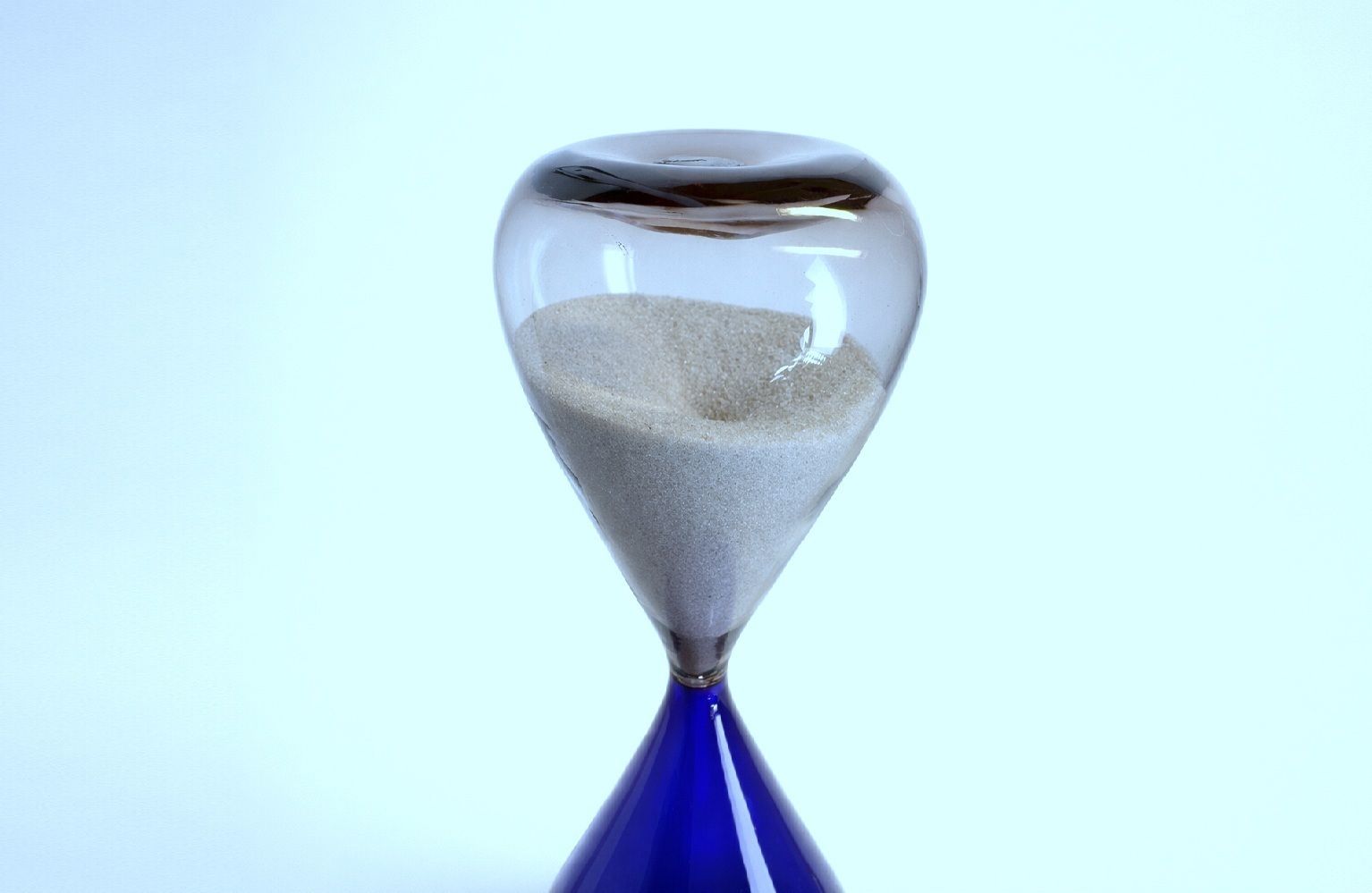 Venini Hourglass   Murano Glass   Fulvio Bianconi   Blue / Rose' photo buy