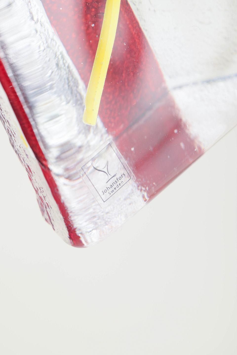 Johansfors, Suède. Sculpture en verre d'art, années 1980. photo Art