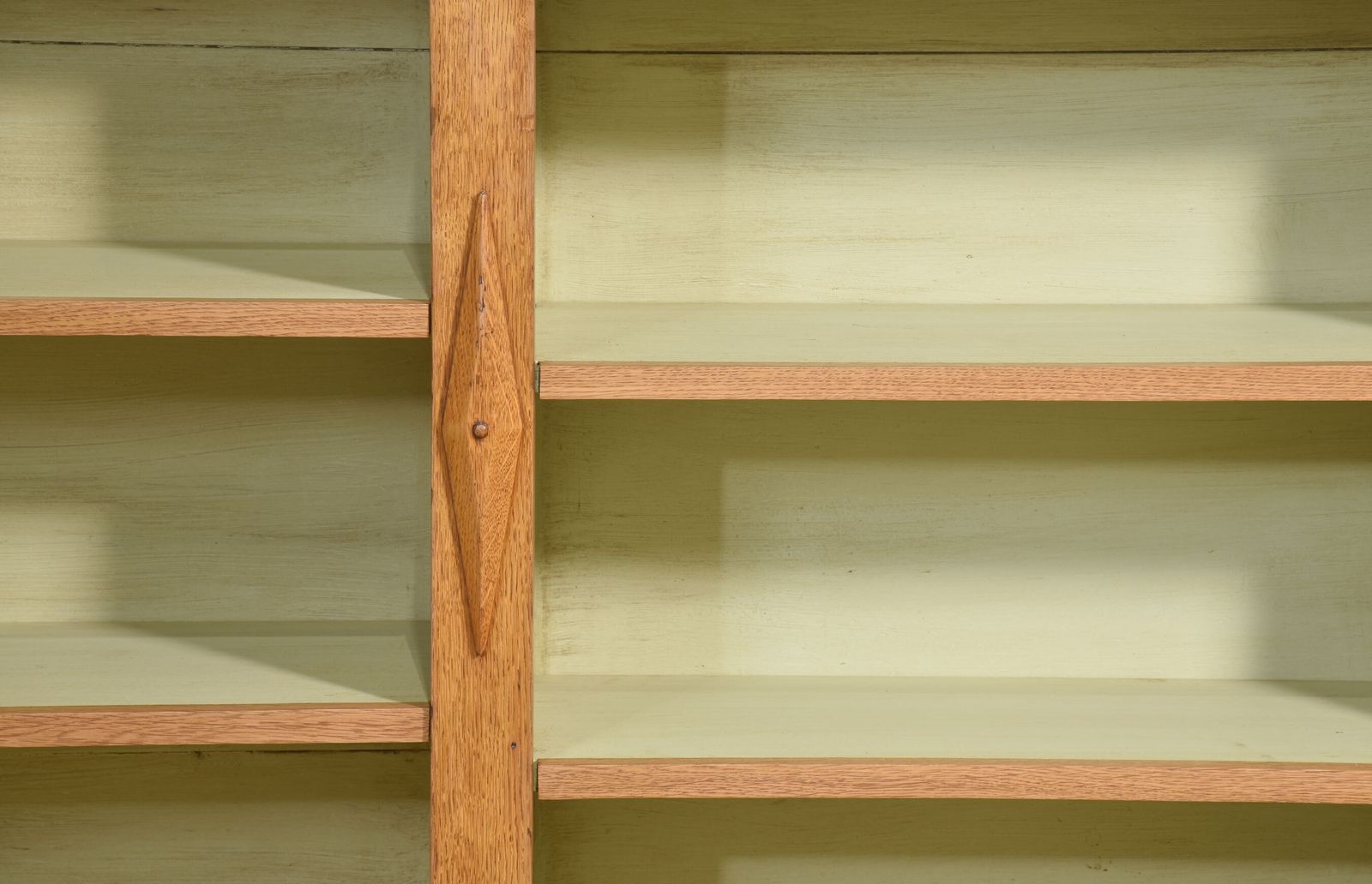 Large 19th Century Oak Open Bookcase photo vinterior