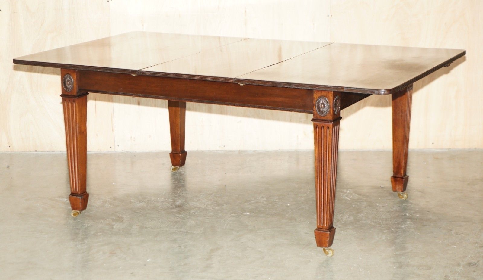 Antique English Victorian Mahogany James Jas Shoolbred Extending Dining Table photo for sale