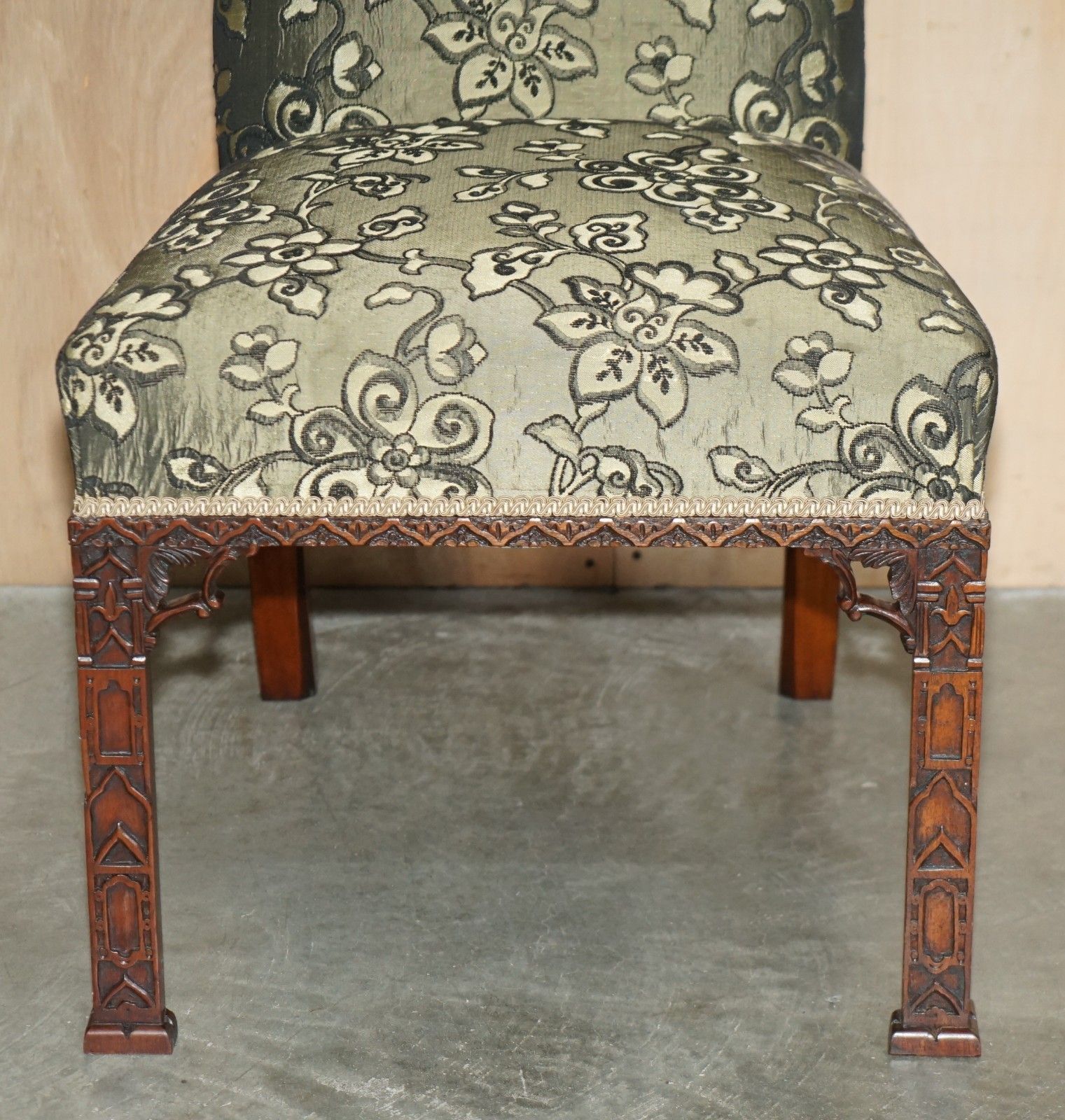 Six Original No 10 Downing Street Prime Minster Thomas Chippendale Dining Chairs photo buy