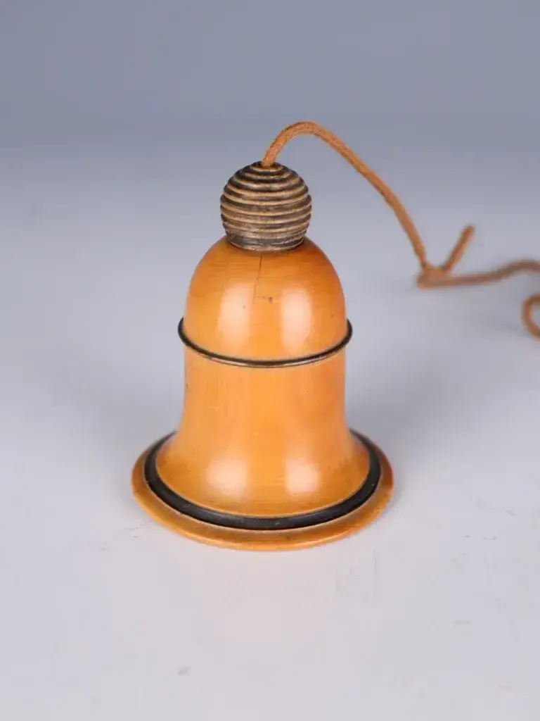 Antique Turned Treen Bell Light Pull Switch photo furniture