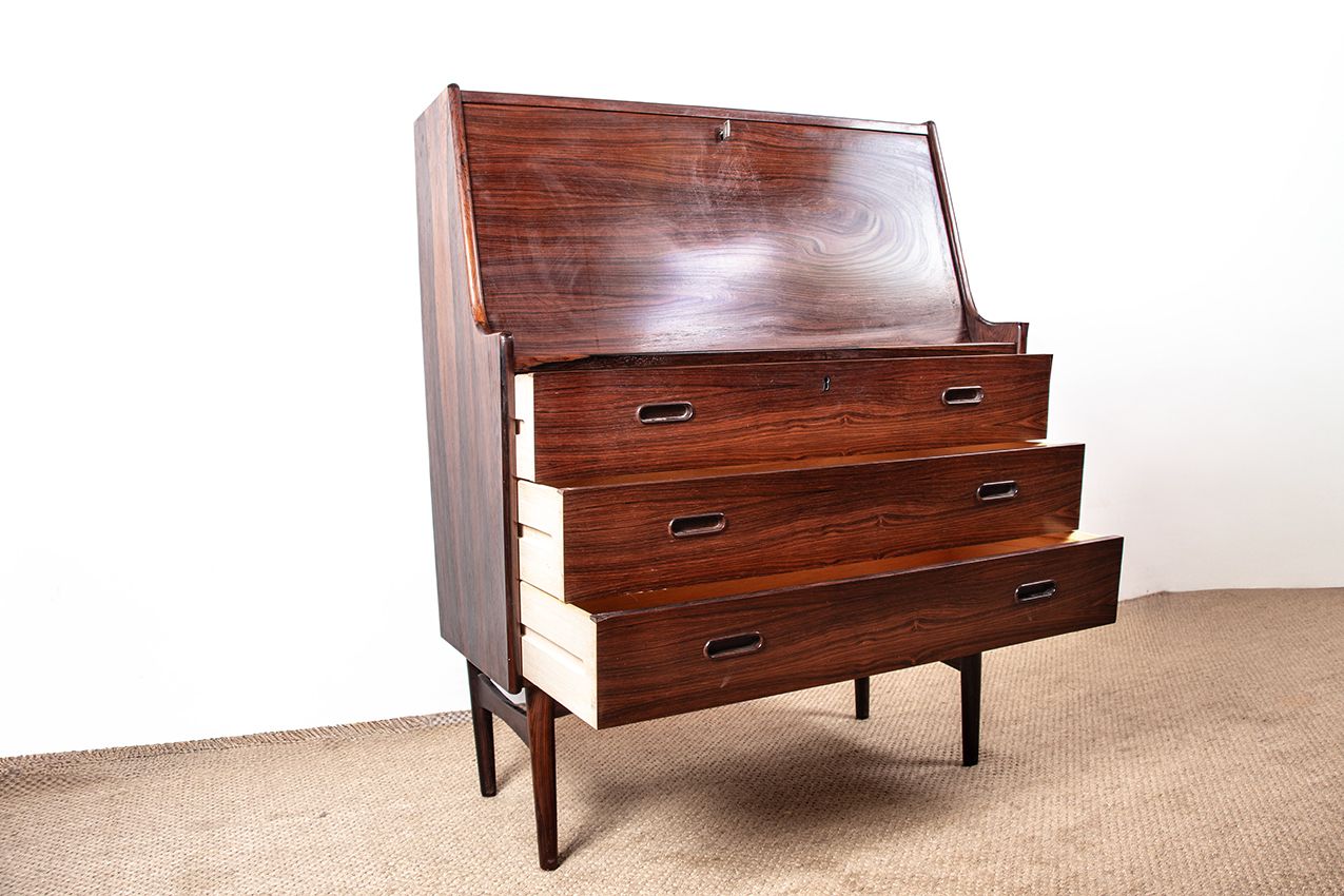 Secrétaire danois en palissandre, modèle 37, par Arne Wahl Iversen pour Vinde Møbelfabrik, 1960. photo for sale