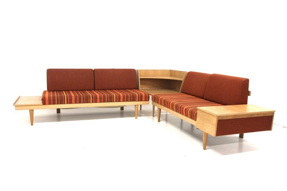Méridiennes Swan par Ingmar Relling pour Ekornes, Norvège, 1960, lot de 2