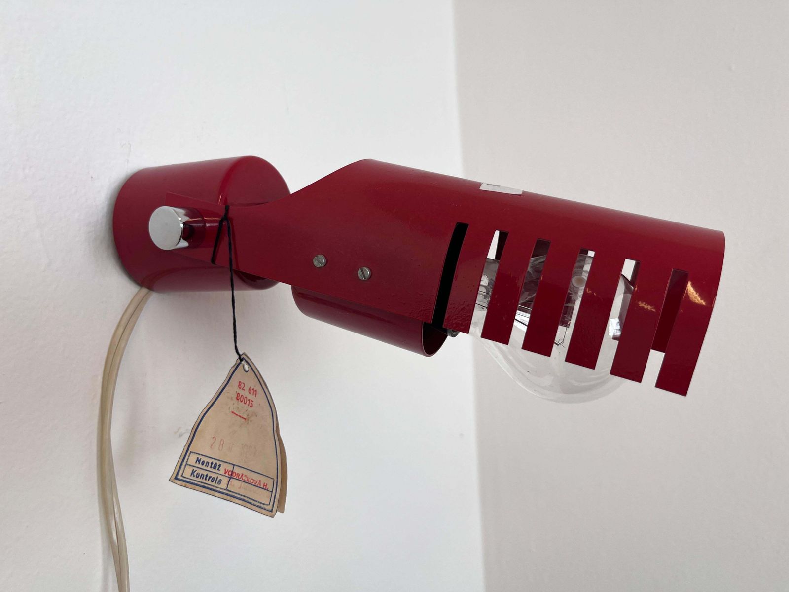 Design Wall Or Ceiling Lamp, 1980s By Instala Decin photo vinterior