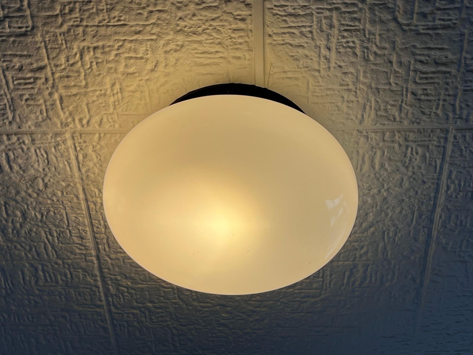 Paire de lampes mid-century murales ou de plafond, plafonnier encastré, années 1970 photo vinterior