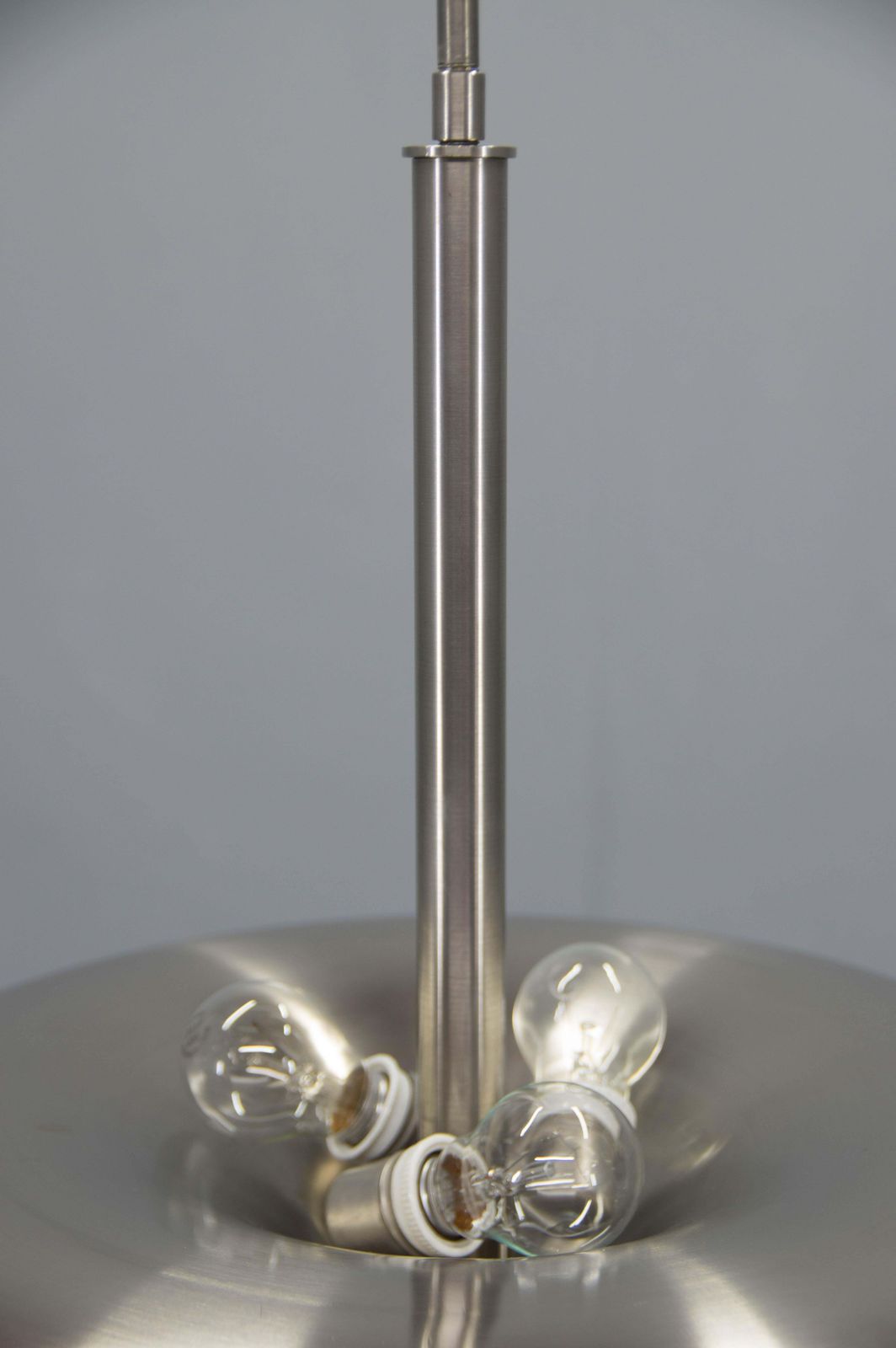 2198.0 Bauhaus Nickel Chandelier By Franta Anyz For Ias, 1920s photo