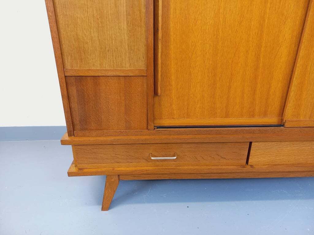 1060.0 Wardrobe With Two Oak Doors 3, 1960s photo