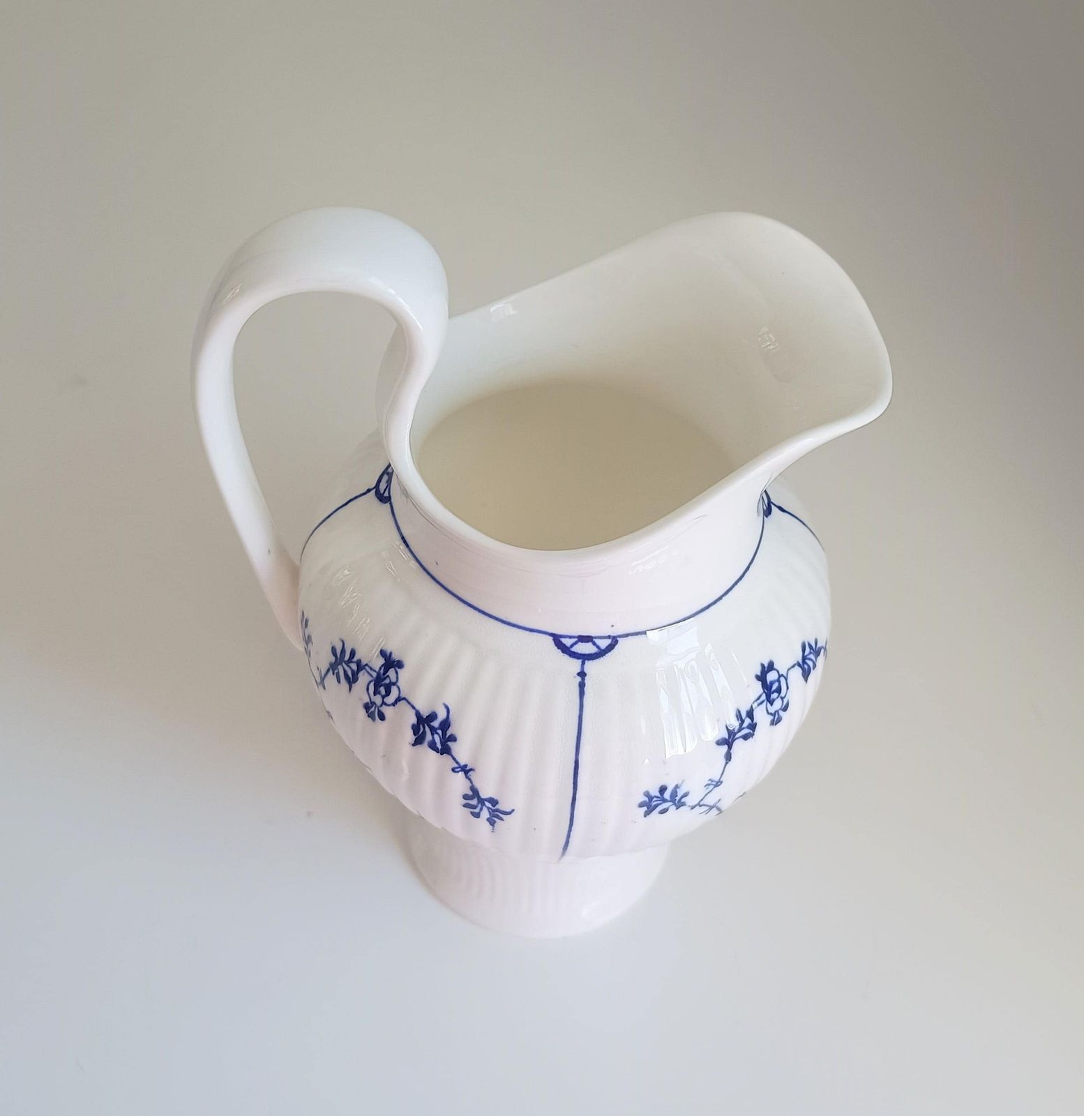 Antiek Mintons Danish Pattern Ewer, Pitcher of Water/Melkkan, begin 20e eeuw, Engeland photo 55.0