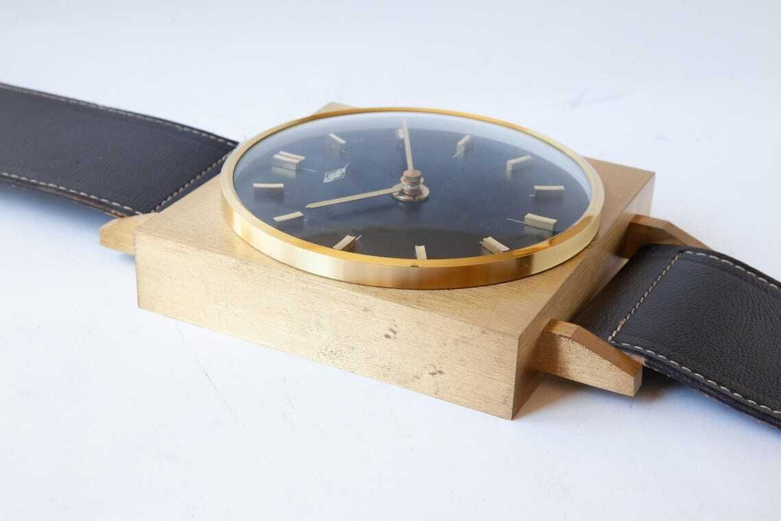 photo furniture XL 30" WLH Germany Wandklok Horloge Stijl Mid-Century Modernisme Kienzle Groot