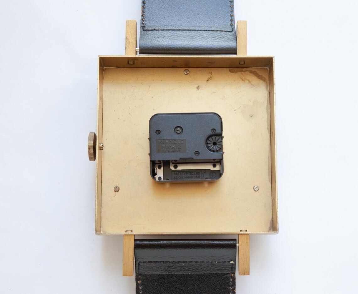345.0 XL 30" WLH Germany Wandklok Horloge Stijl Mid-Century Modernisme Kienzle Groot photo