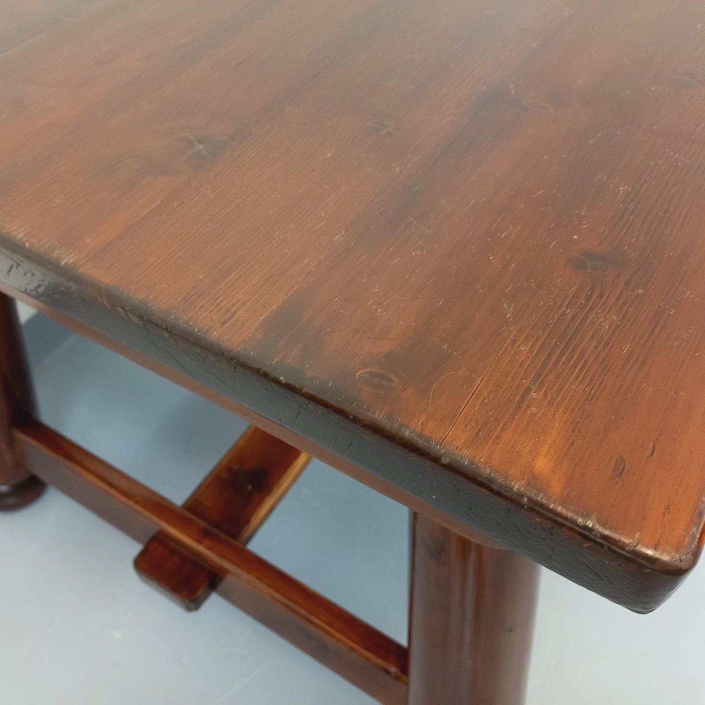 Georges Robert Brutalist Rectangular Pine Table photo buy