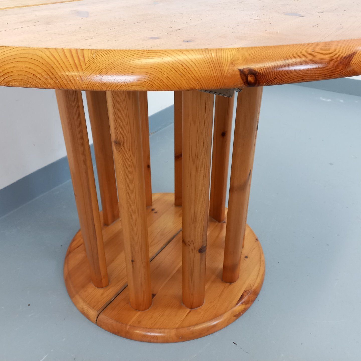 Round Table In The Style Of Rainer Daumiller, Made Of Pine, 2 photo buy