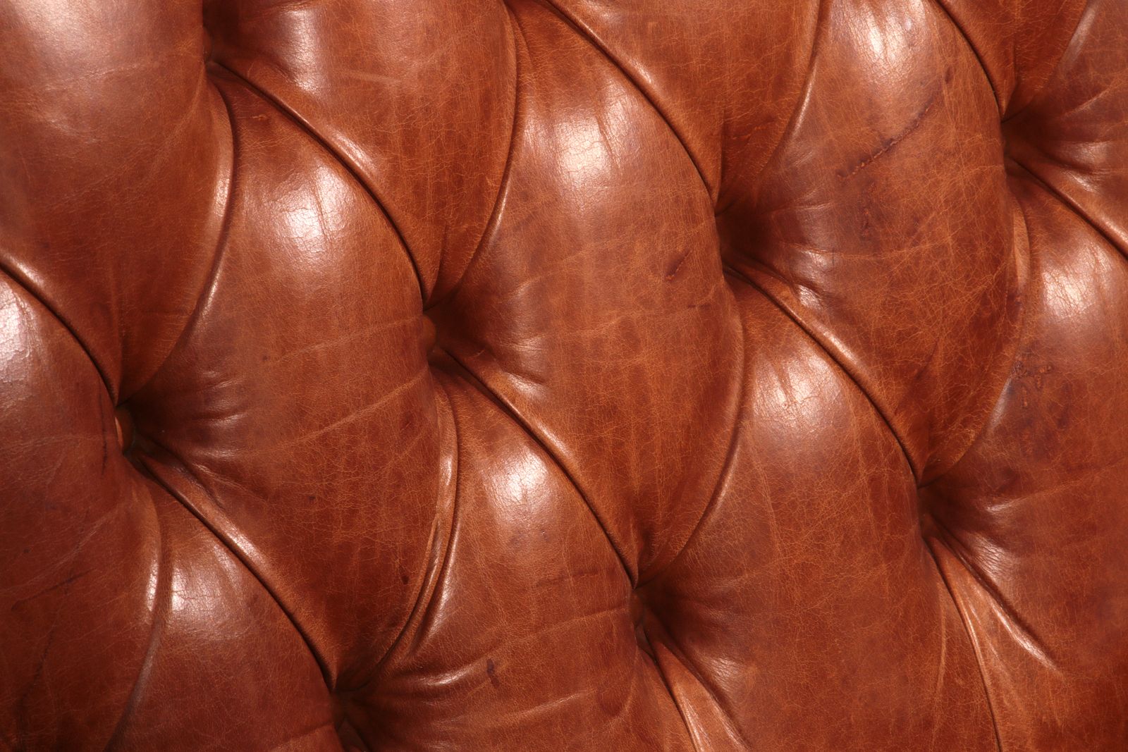 Antiqued Chesterfield Leather Sofa photo vintage