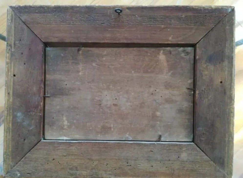 Antiek impressionistisch zeegezicht, olieverf op paneel, 20e eeuw photo 750.0