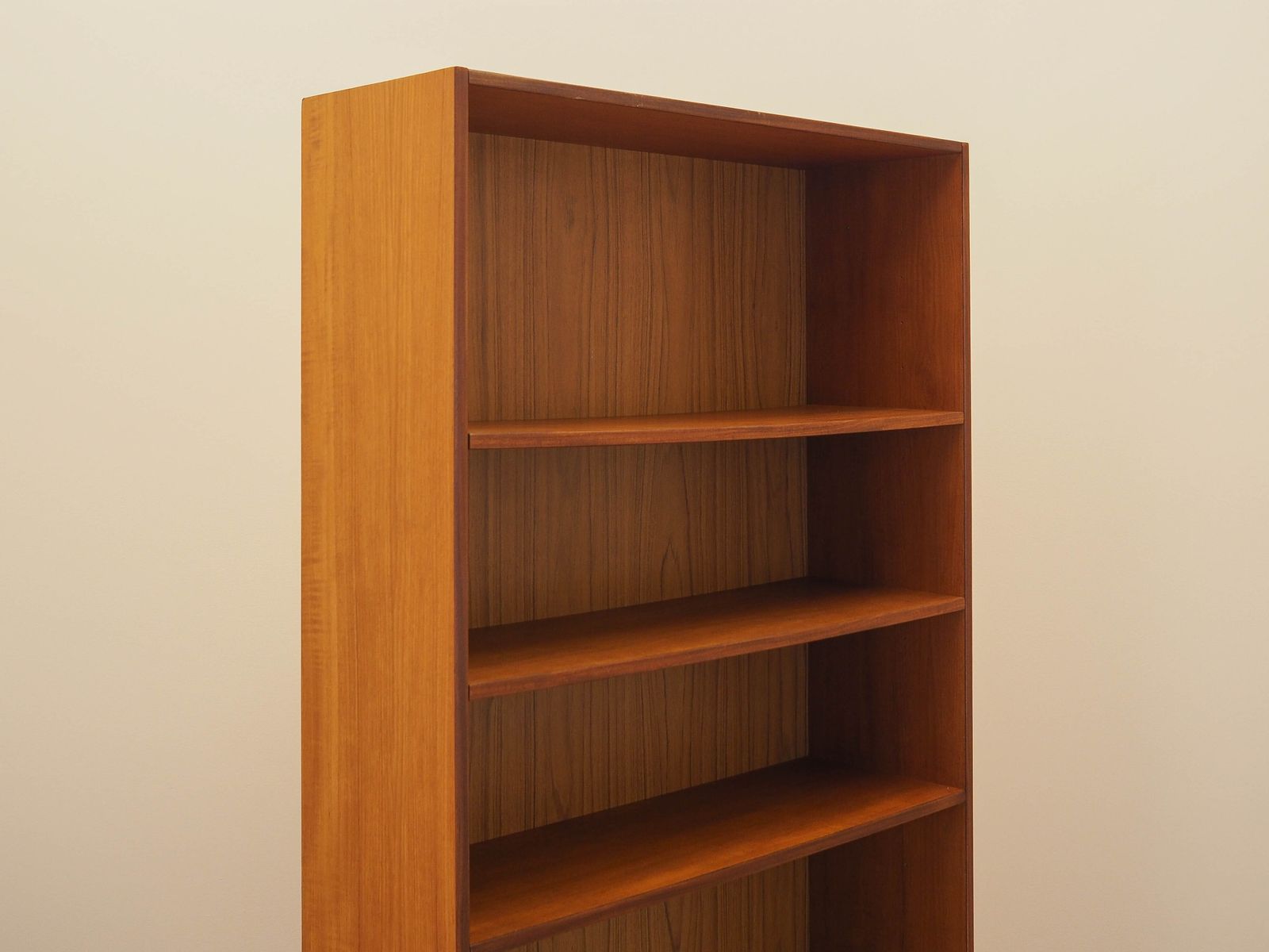 Teakhouten boekenkast, Deens design, jaren 1970, gemaakt in Denemarken photo 1359.0