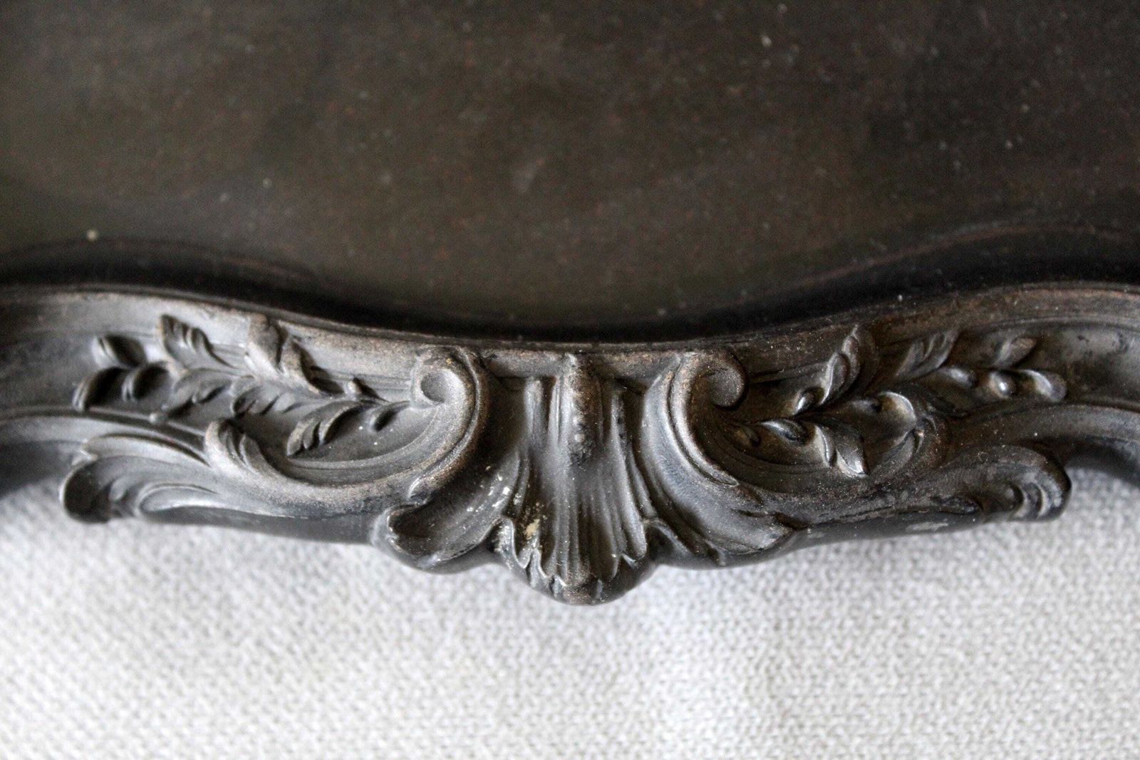 Antique Wood Tray, Compress Wood, French Napoleon Regency Style Desk Tray, Card Tray, Serving Tray, Desk Organiser, Card Tray, Vanity Tray photo buy