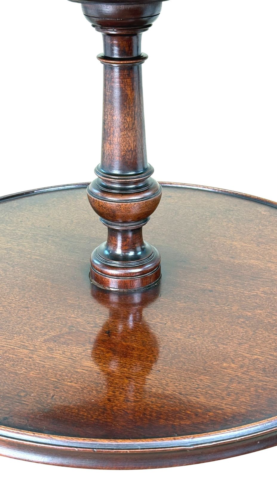 Georgische mahonie dumbwaiter met drie etages (Engeland, ca. 1760) photo for sale