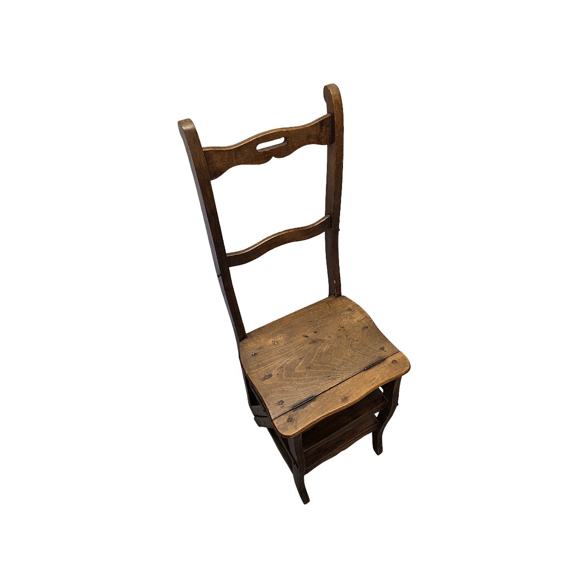 Antique French Metamorphosis Ladder Chair, Around 1900 photo furniture
