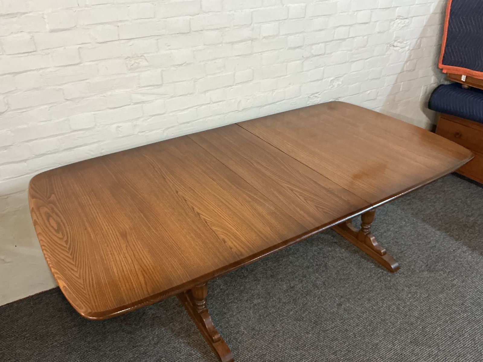 photo for sale Ercol Grand Dorchester Extending Dining Table.