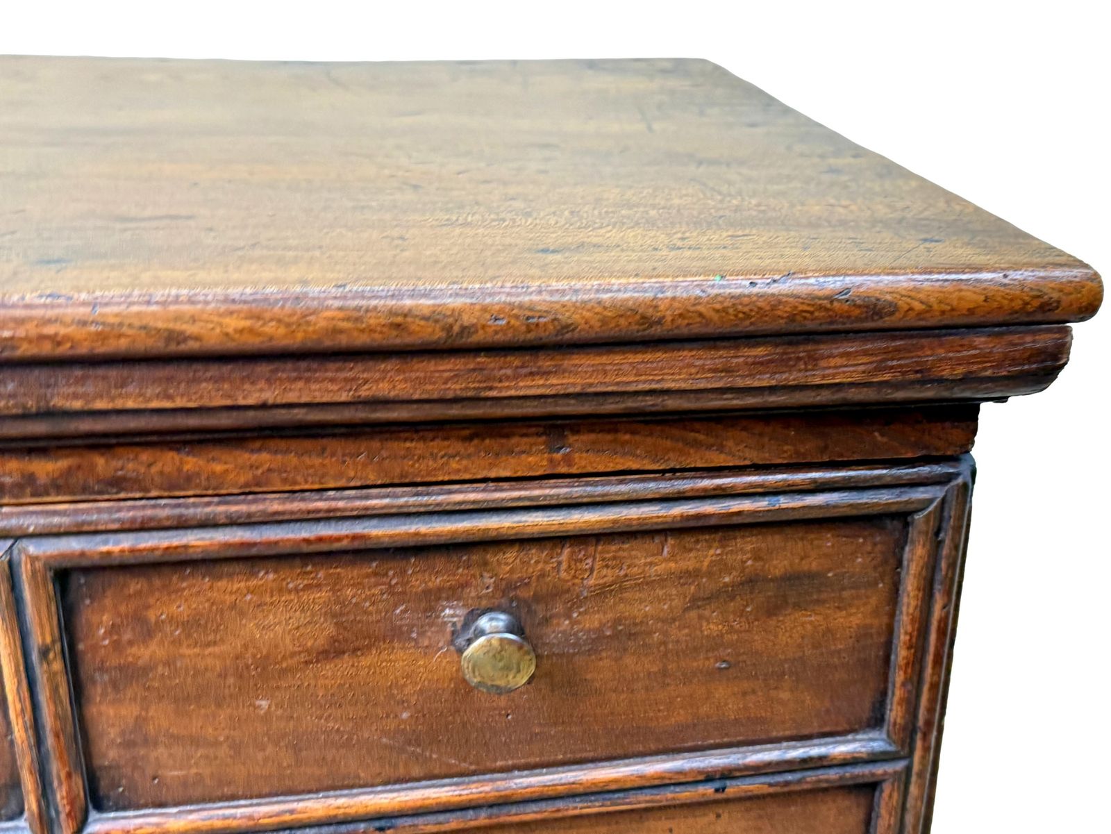 Rare 18th Century Elm Close Stool In The Form Of A Small Georgian Bedside Chest (England, Circa 1730) photo vinterior