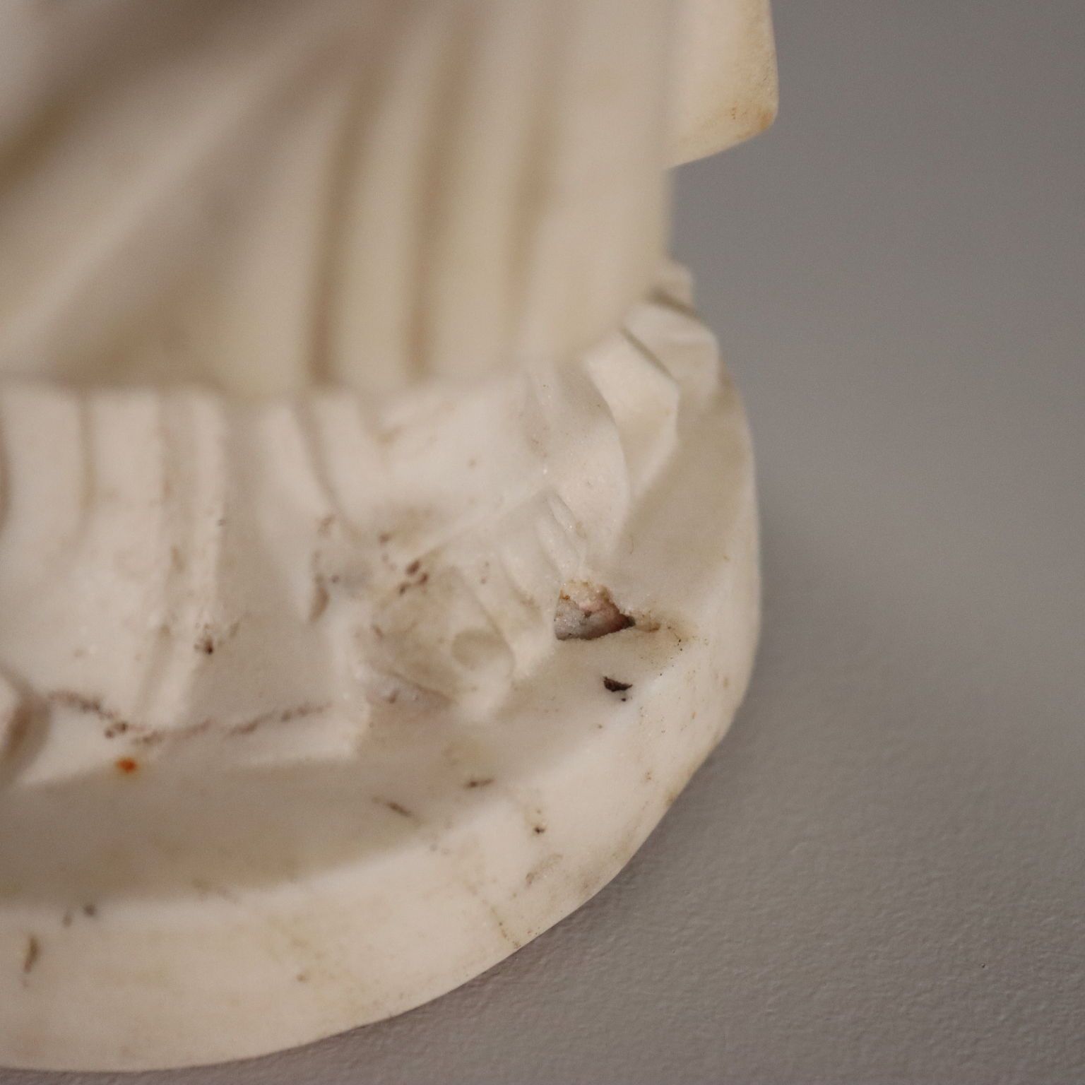 Sculpture Of A Roman Matron White Marble Italy 19th Century photo buy