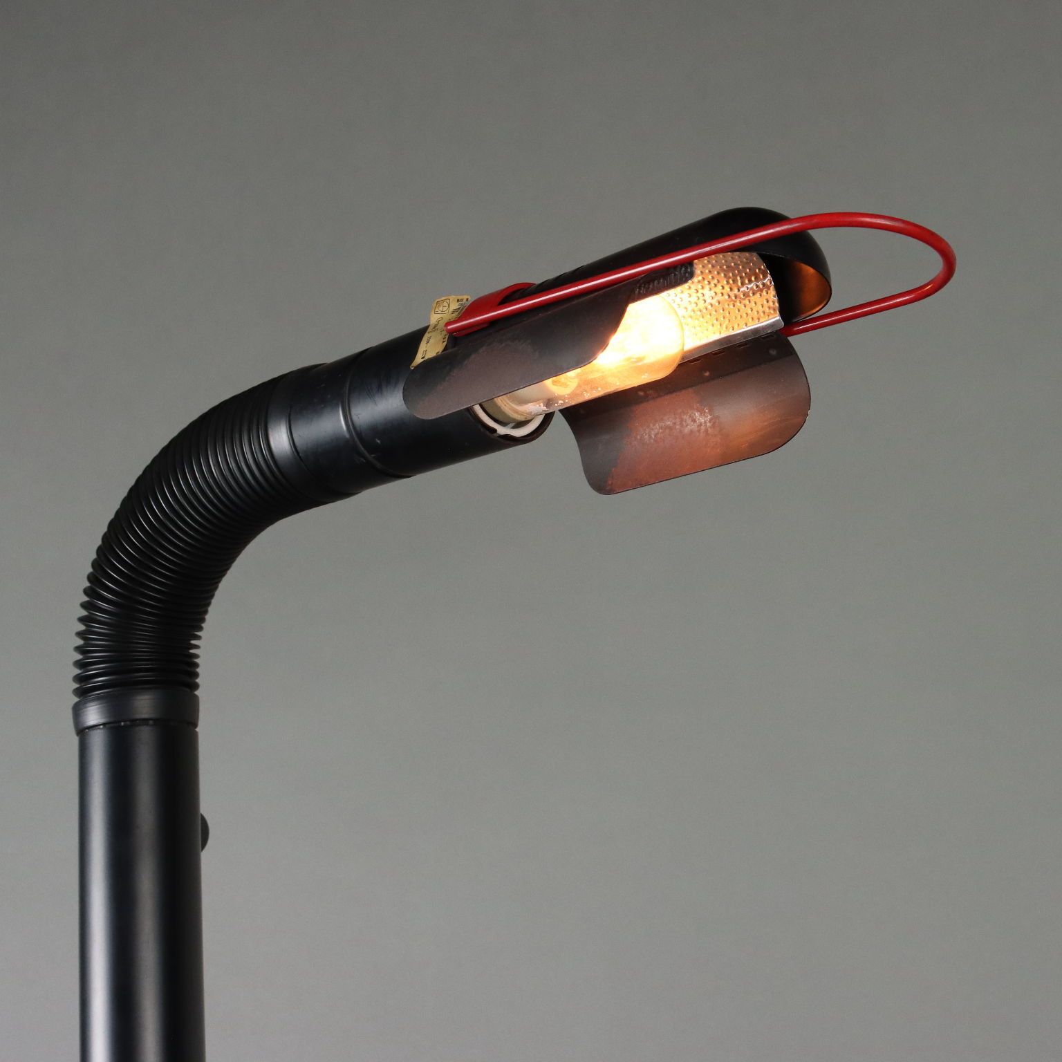 Targetti Sankey vloerlamp vintage metaal Italië jaren 1980 photo Verlichting