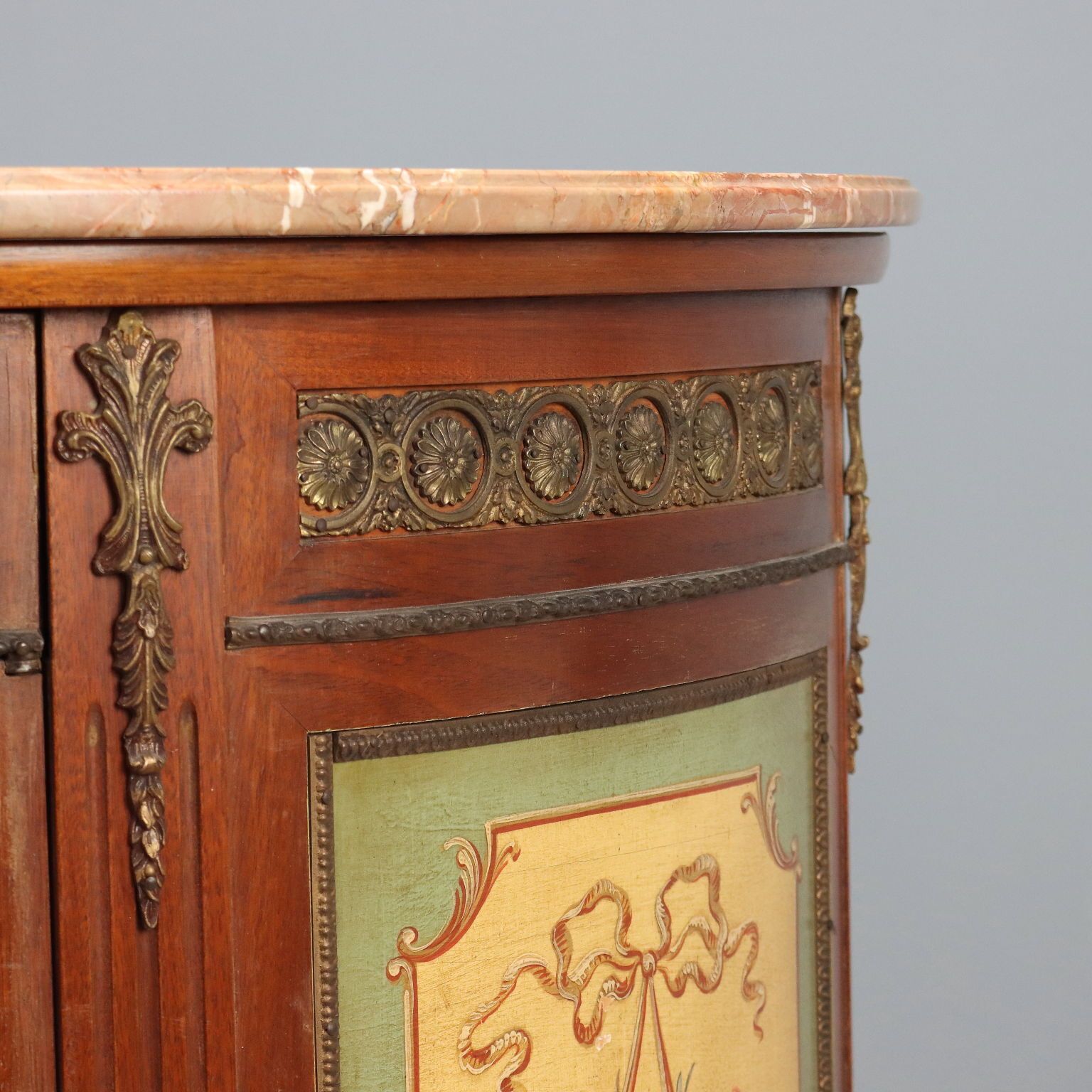 Cupboards Demi Lune Neoclassical Style Mahogany XX Century photo buy