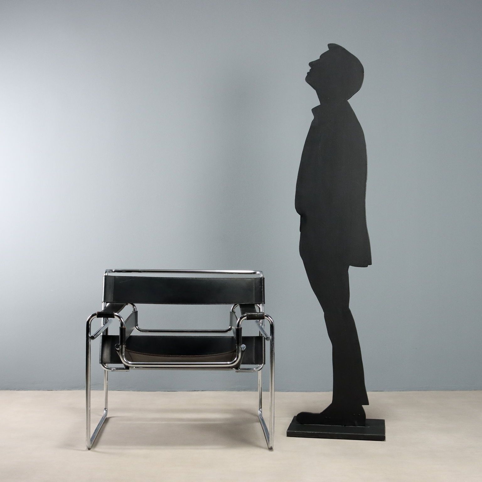 Gavina Wassily fauteuil vintage design Marcel Breuer Italië jaren 1970 photo for sale