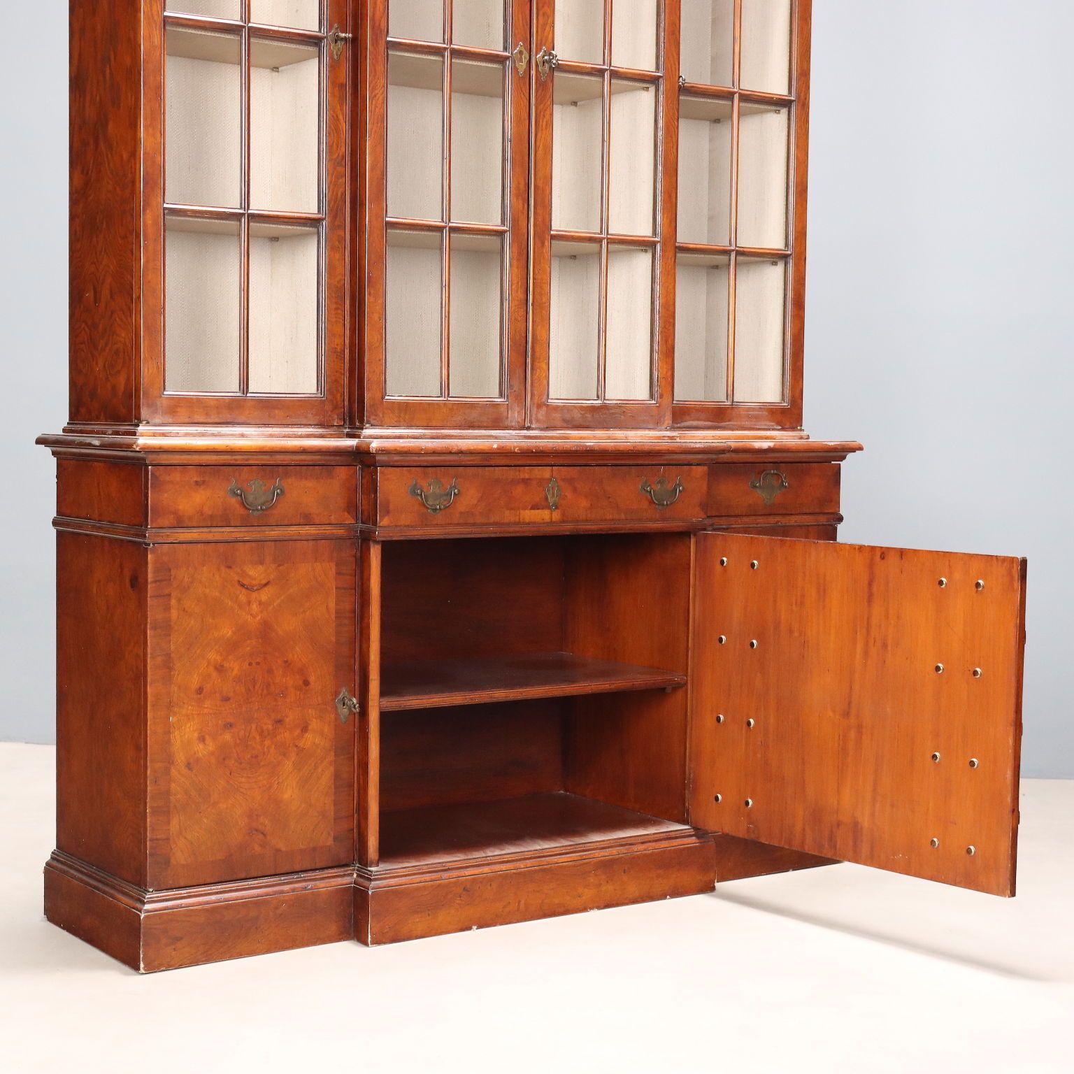 Antique Bookcase Oak United Kingdom XX Century photo vintage